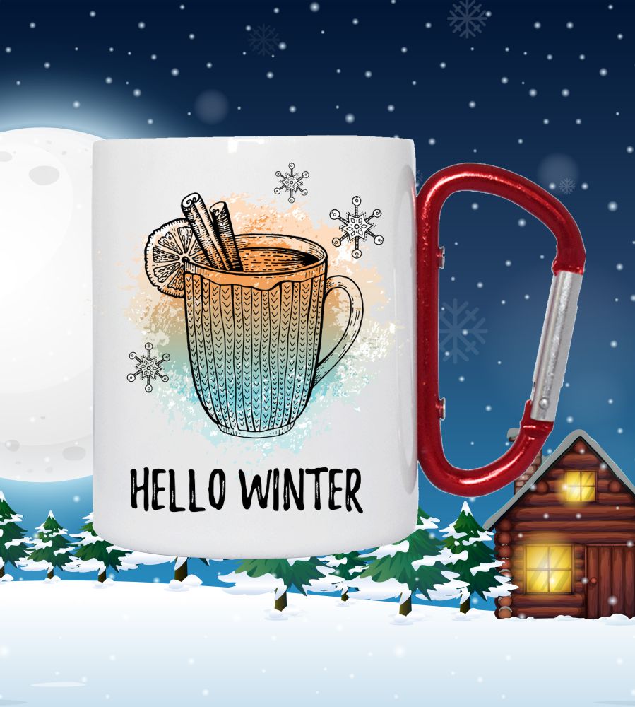 Kovový hrnček Hello Winter