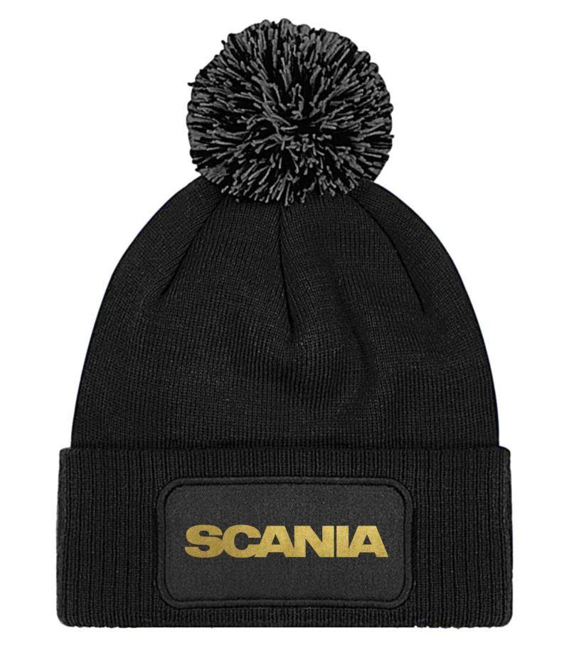Zimná čiapka s motívom Scania gold