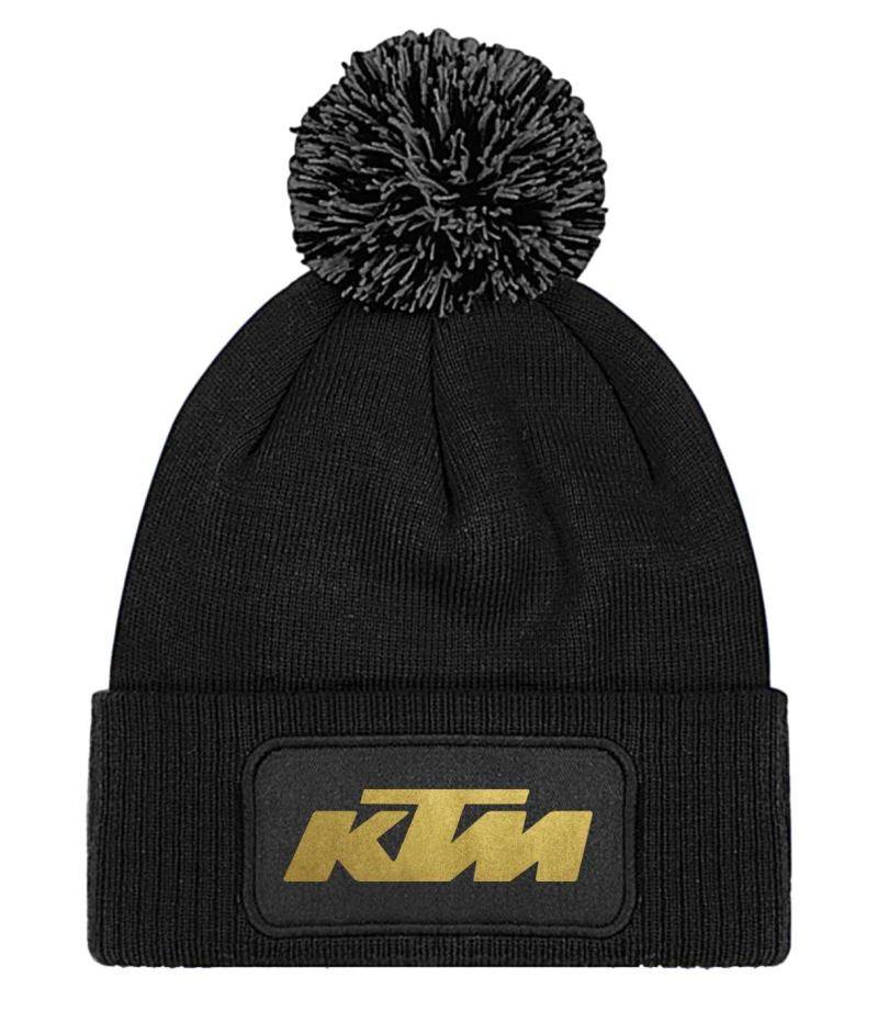Zimná čiapka s motívom KTM gold