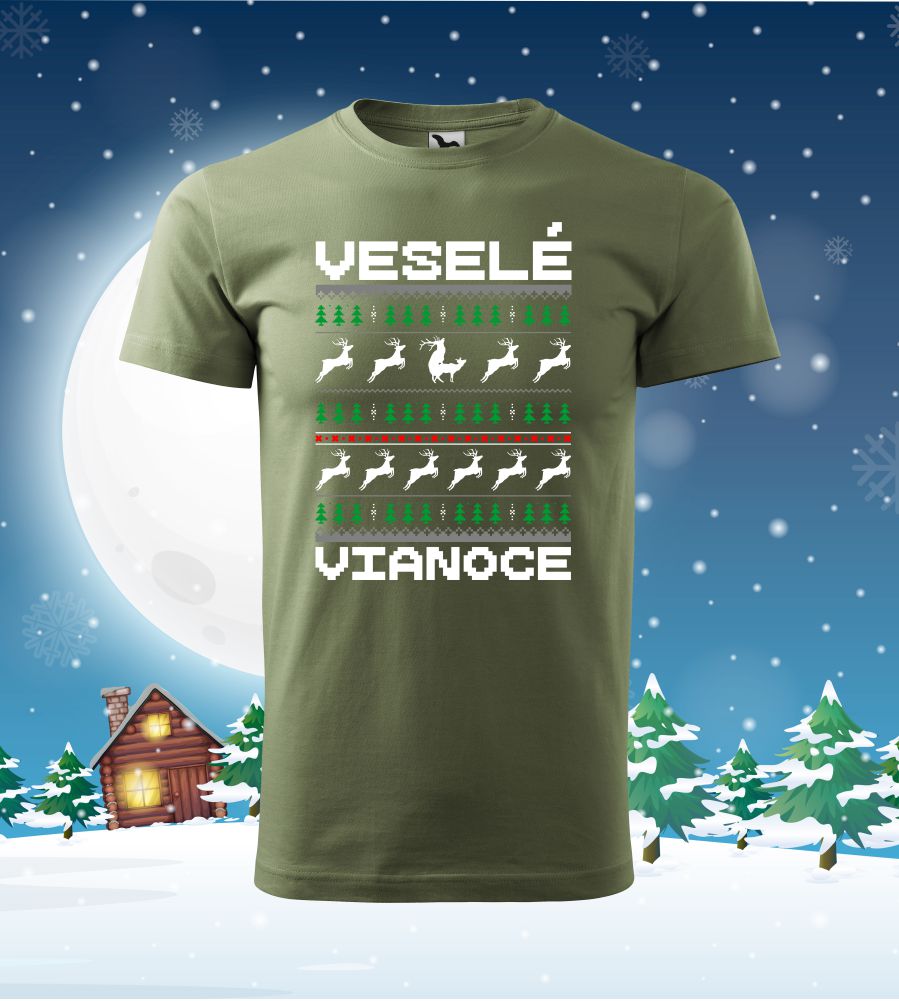 Vianočné tričko Merry Christmas 6