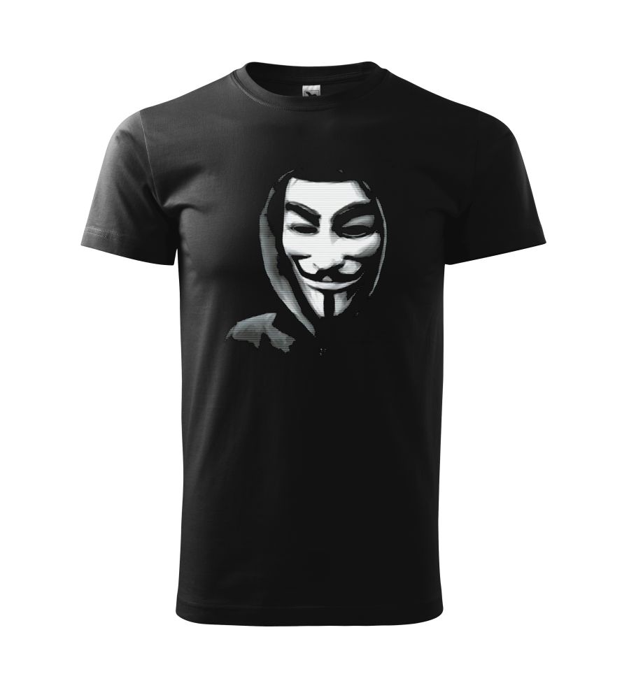 Tričko s potlačou Anonymous
