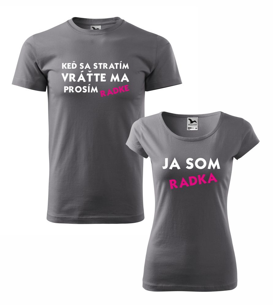 Tričká s potlačou Keď sa stratím, vráťte ma! 