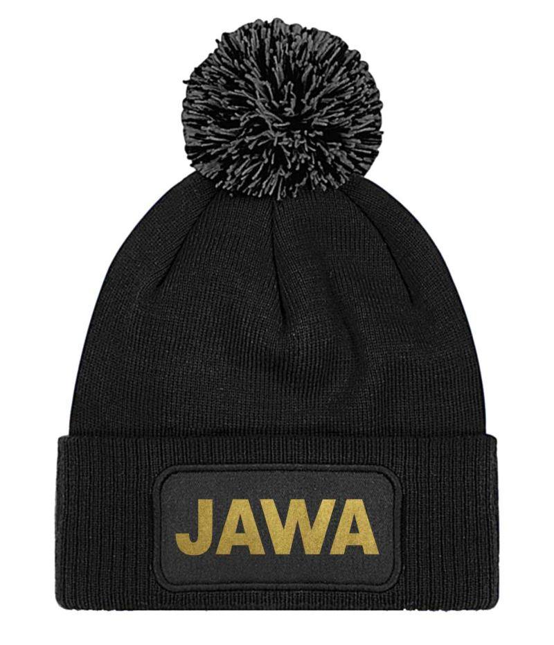 Zimná čiapka s motívom Jawa gold