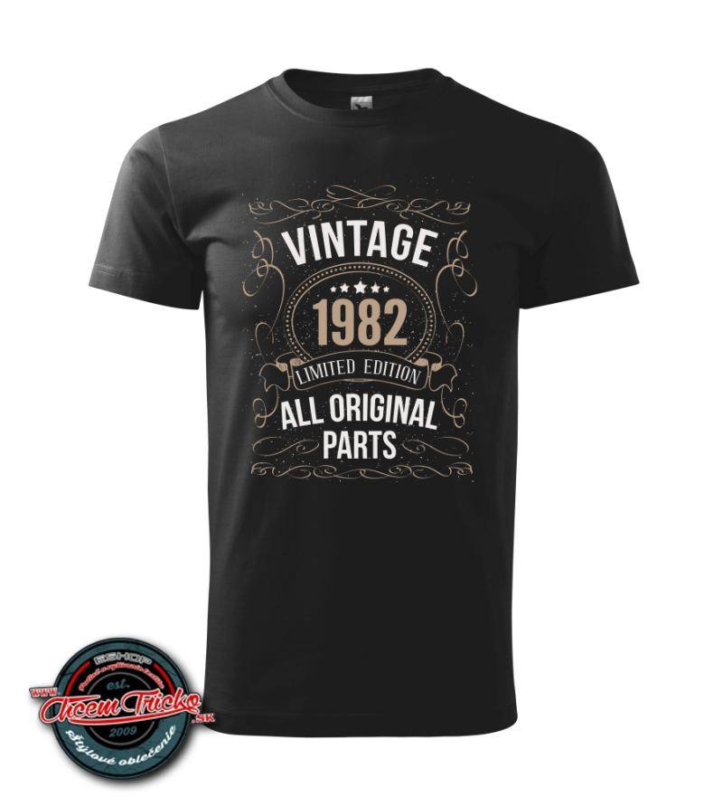 Narodeninové tričko s potlačou Vintage