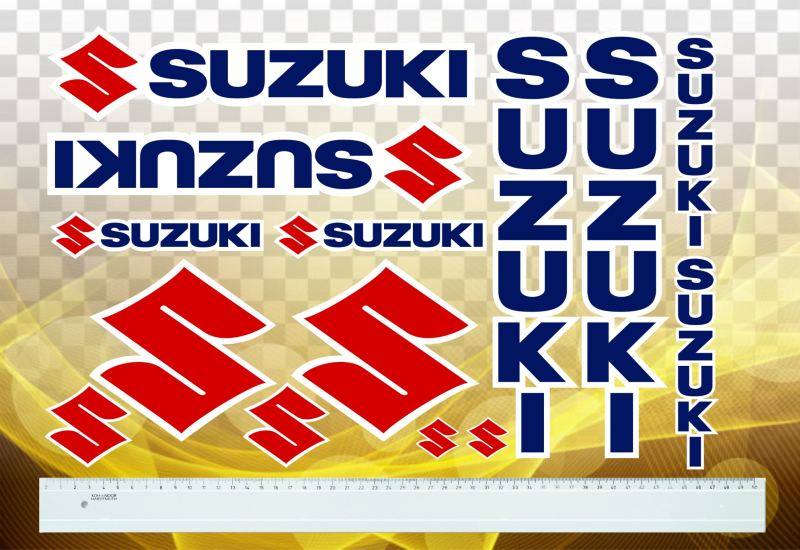 Sada samolepiek s motívom Suzuki