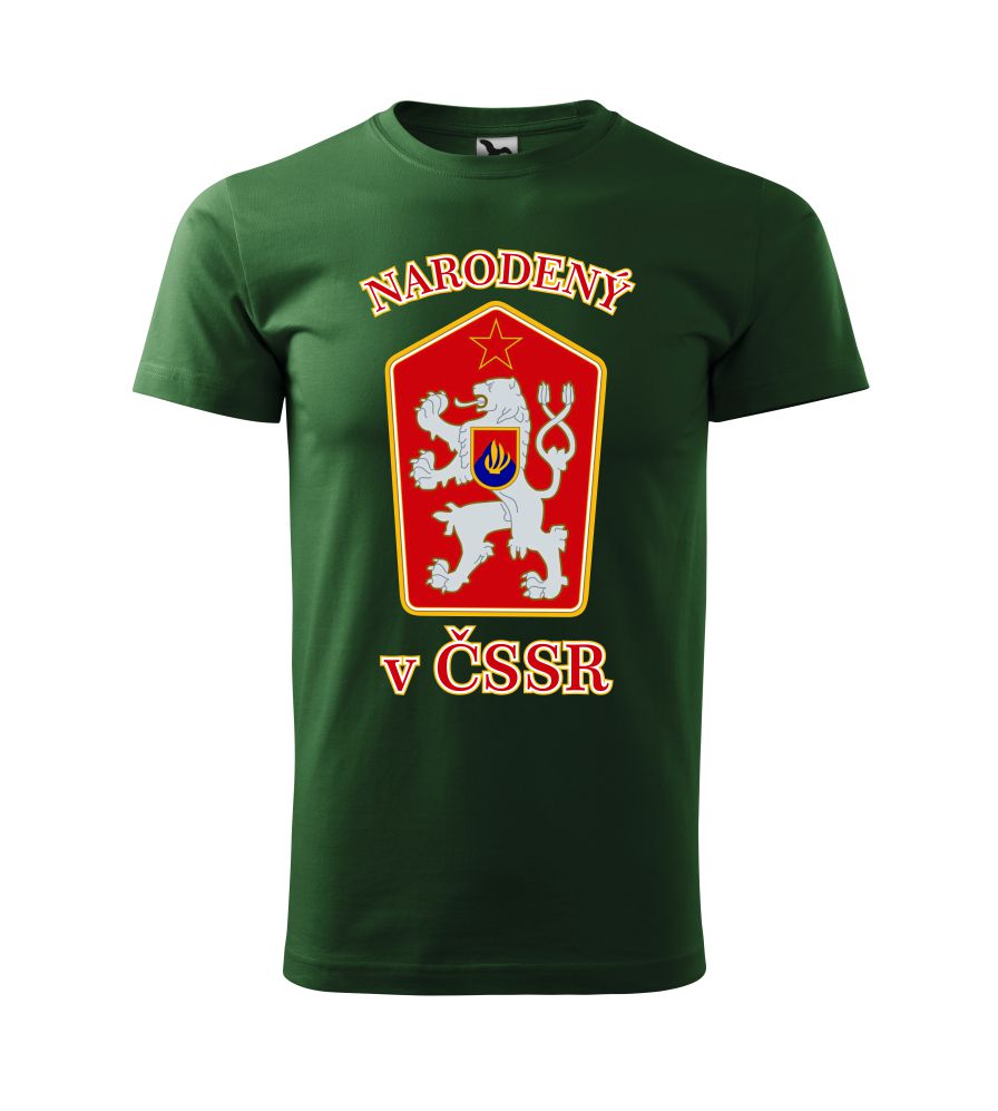 Tričko s motívom narodený v ČSSR