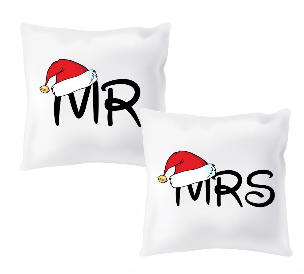 Sada vankúšov Mr. / Mrs. vianočné