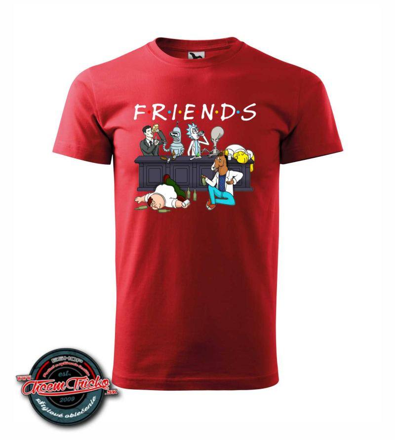 Tričko s potlačou Alko friends