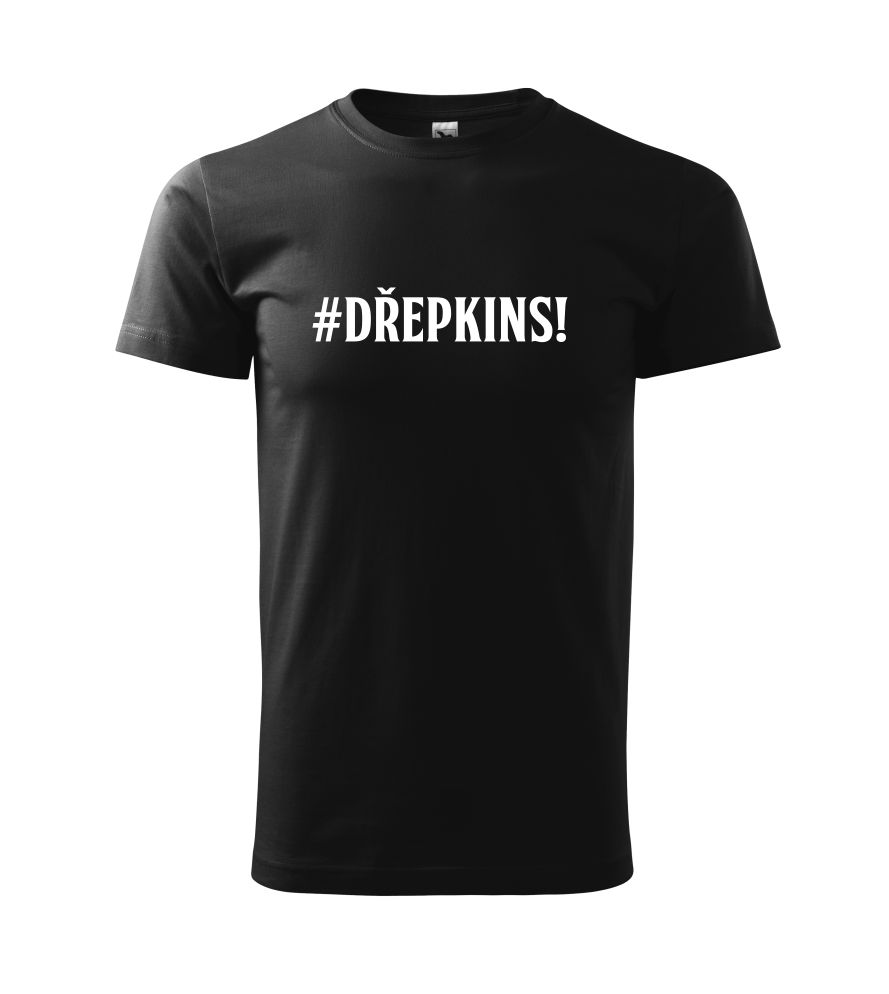 Tričko s nápisom Dřepkins!