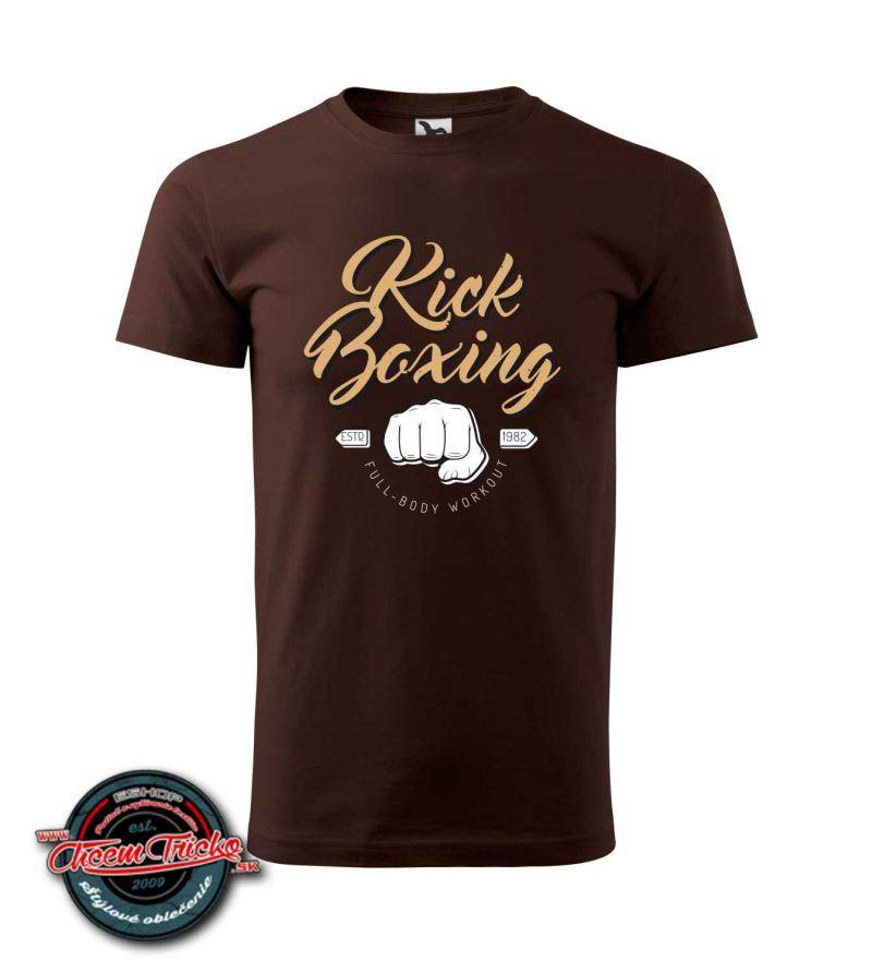Tričko s potlačou Kick boxing