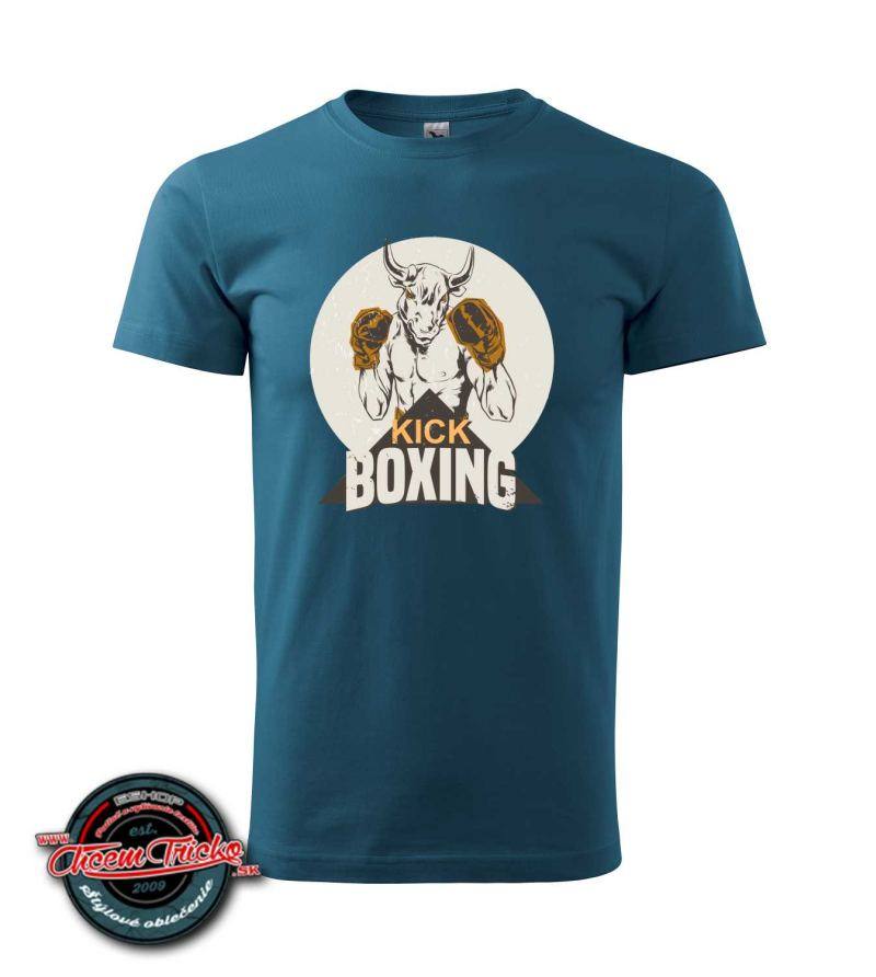 Tričko s potlačou Kick boxing bull
