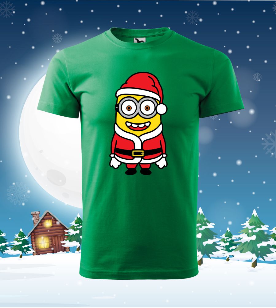 Vianočné tričko Mimoň Santa