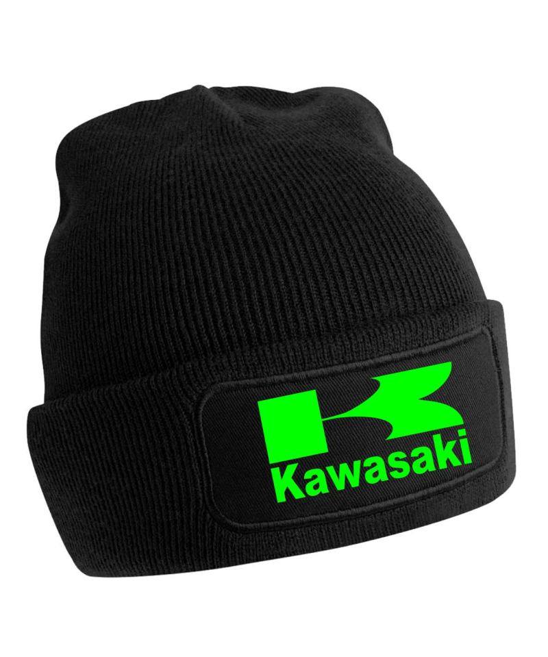 Zimná čiapka s motívom Kawasaki neon