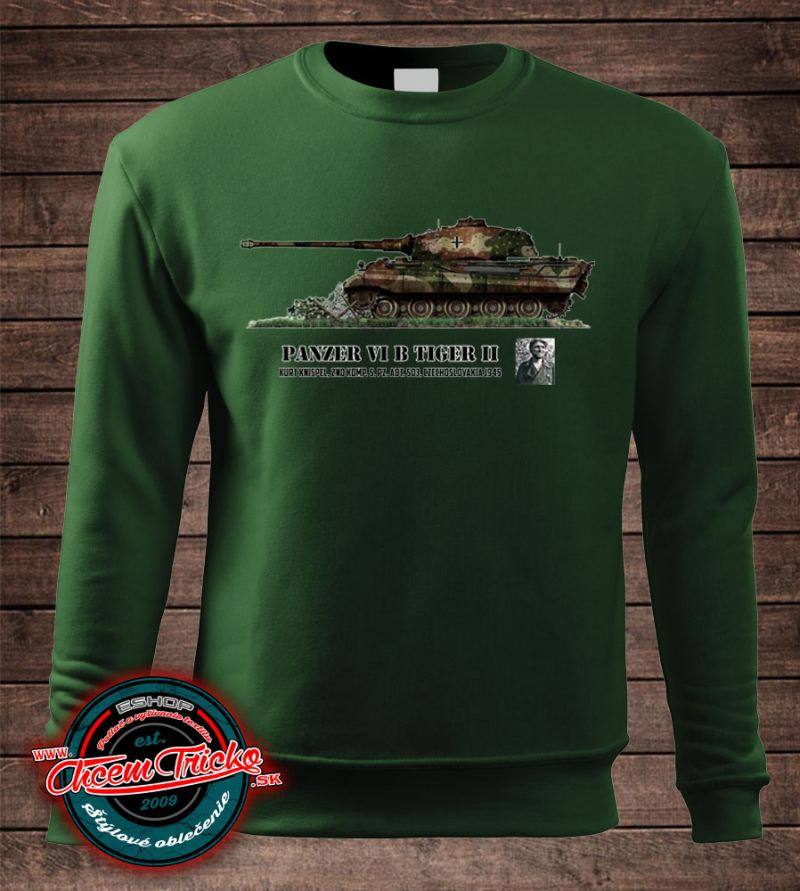 Mikina s tankom Panzer Kurt Knispel