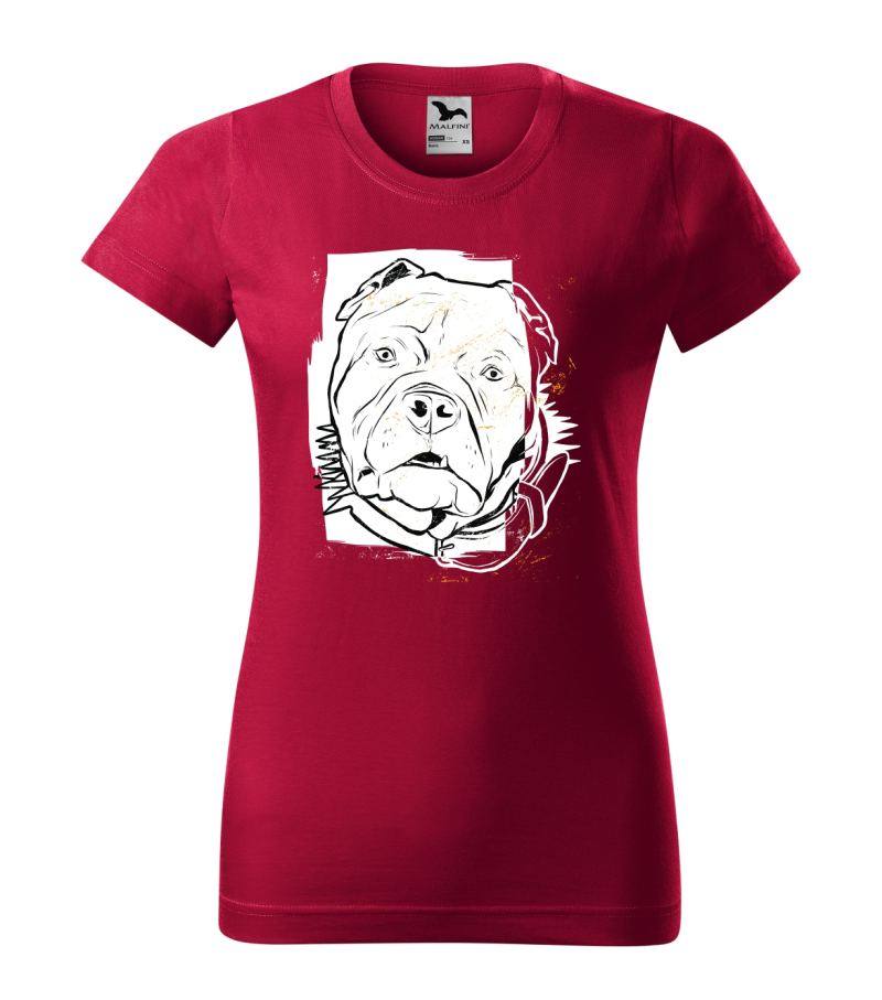 Dámske / pánske tričko s potlačou Pit Bull