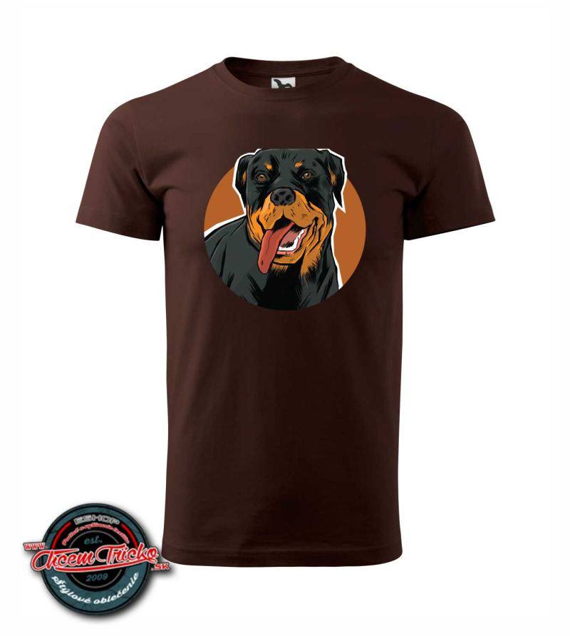 Tričko s potlačou Rottweiler