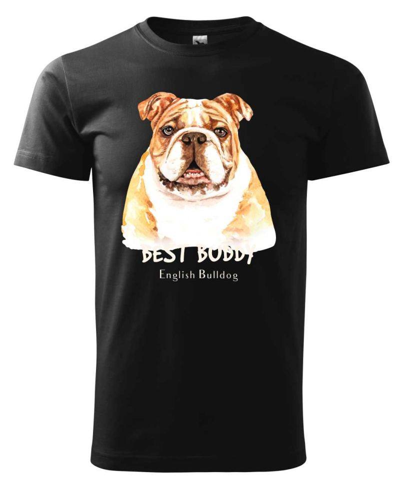 Dámske / pánske tričko s potlačou English Bulldog