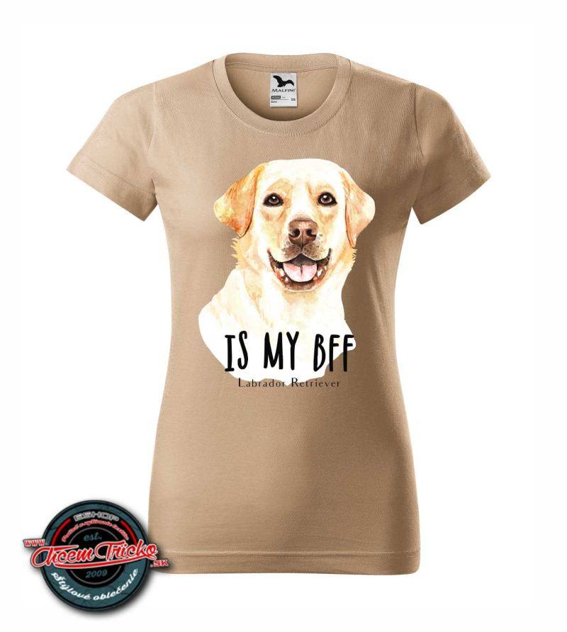 Dámske / pánske tričko s potlačou Labrador Retriever