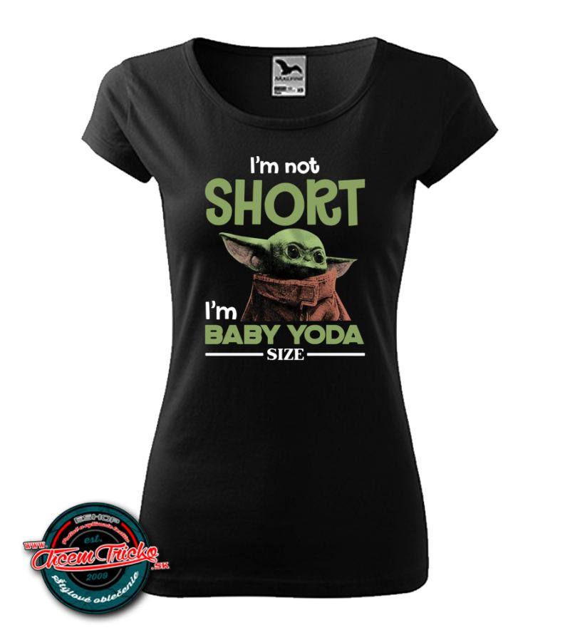 Tričko s potlačou Baby Yoda 1