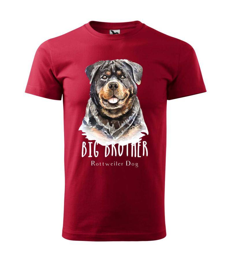 Dámske/pánske tričko s potlačou Rottweiler Dog