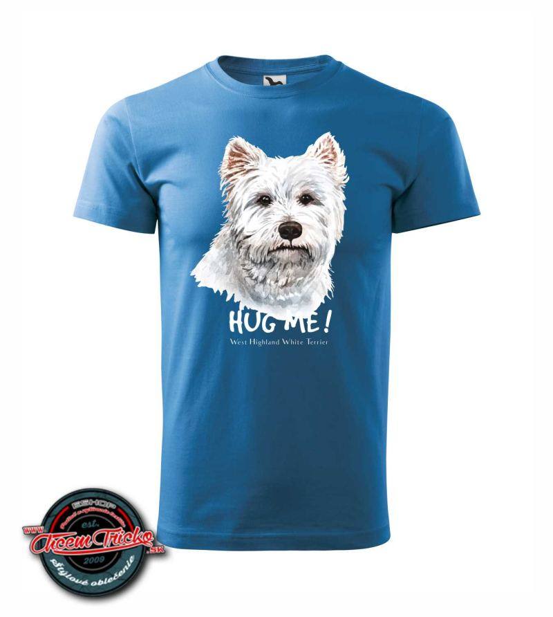 Dámske / pánske tričko s potlačou White Terrier