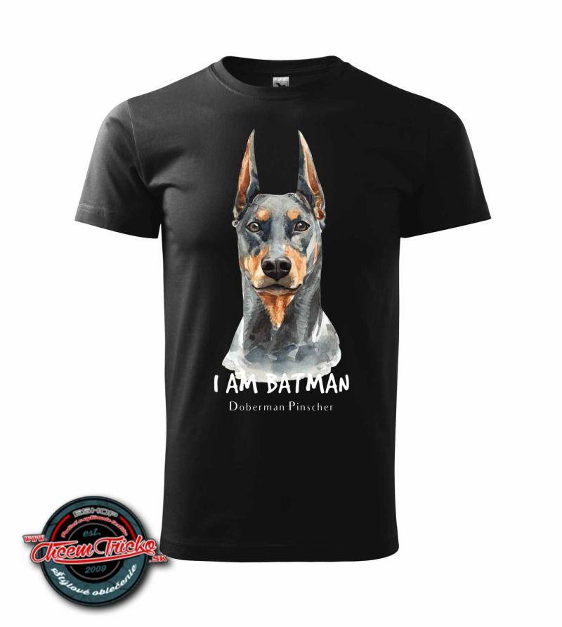 Dámske / pánske tričko s potlačou Doberman