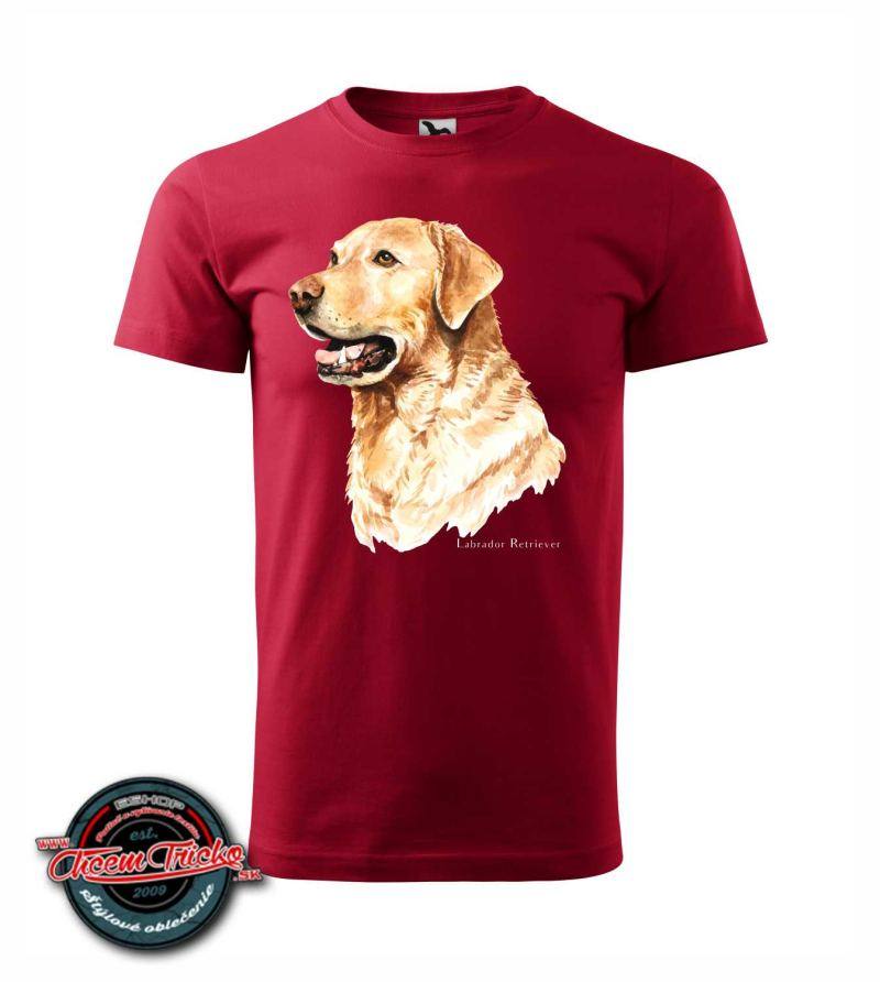 Dámske / pánske tričko s potlačou Labrador Retriever
