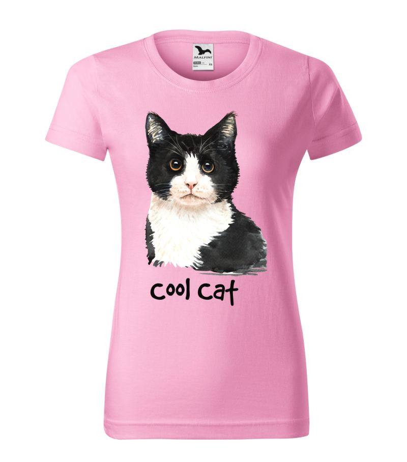 Dámske / pánske tričko s potlačou Cool Cat