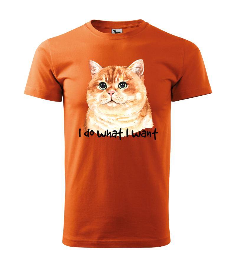 Dámske / pánske tričko s potlačou Cat