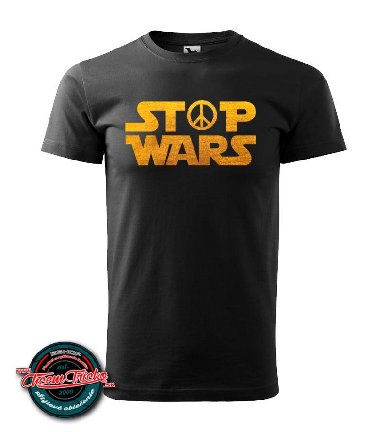 Tričko s potlačou Stop Wars