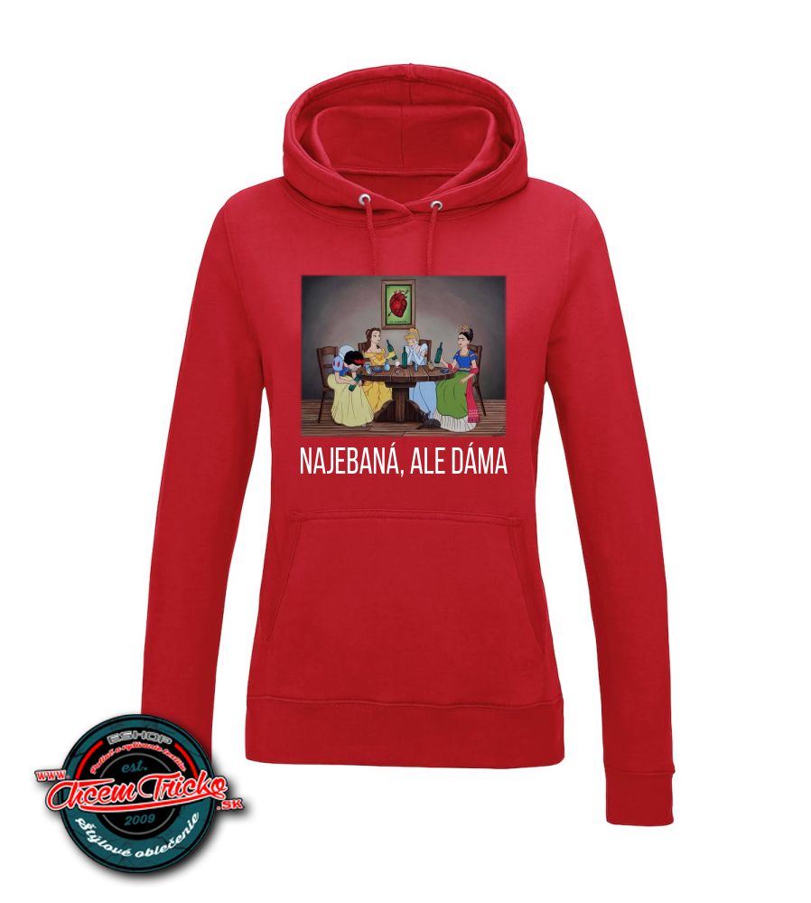 Dámska mikina s potlačou Dáma :-)