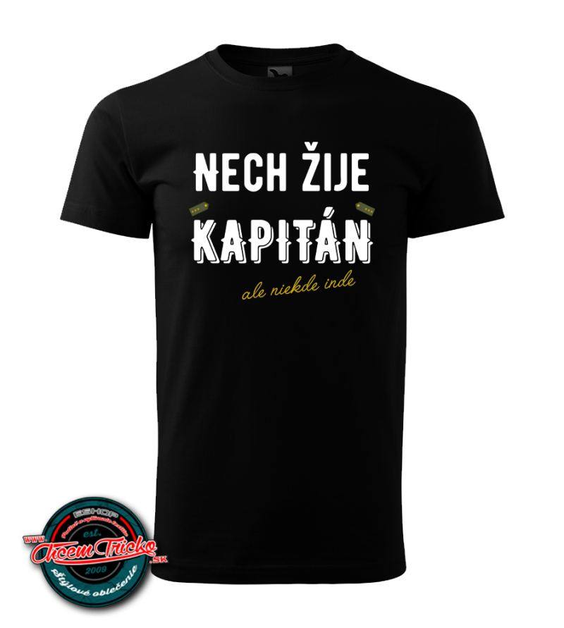 Tričko s potlačou Kapitán