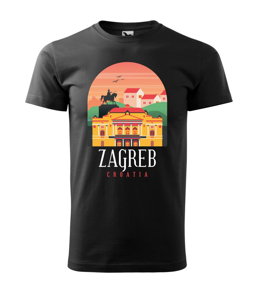Dámske / pánske tričko Zagreb
