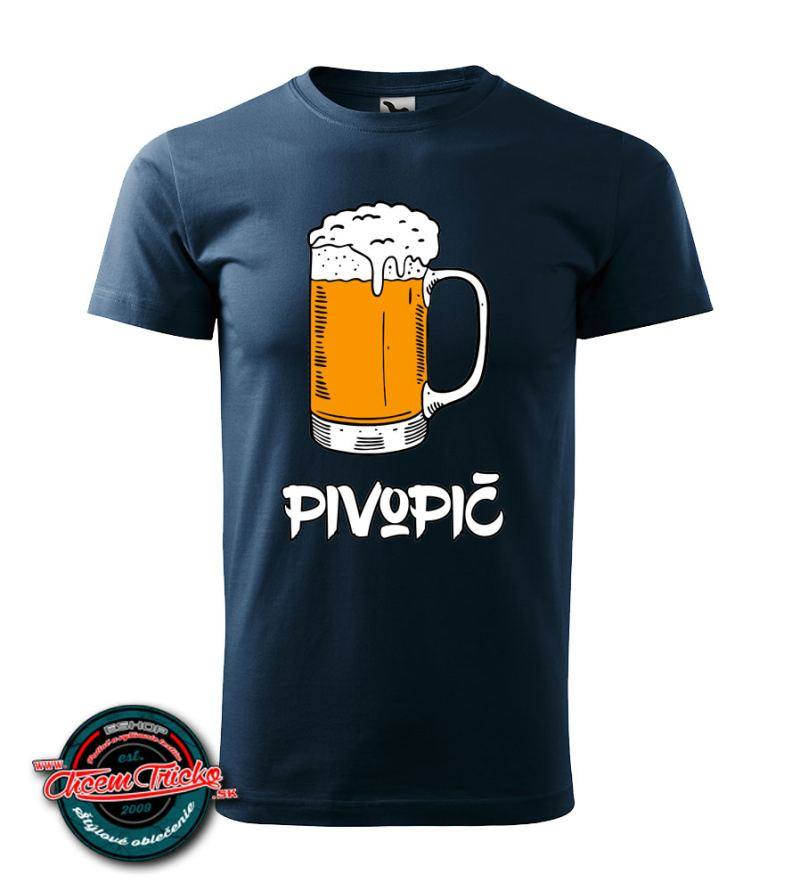 Tričko s potlačou Pivopič