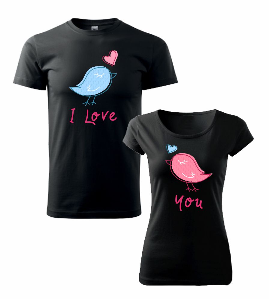 Tričká pre páry I love you