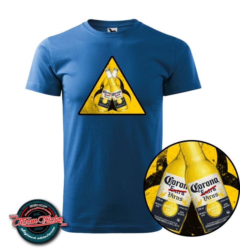 Vtipné tričko Biohazard Corona