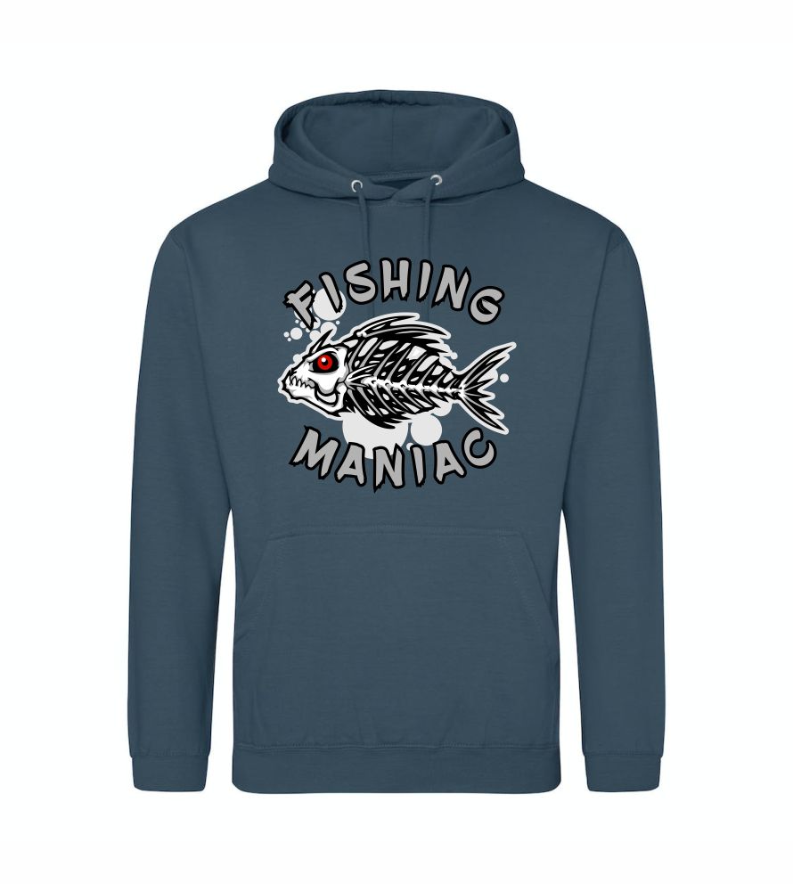 Mikina s kapucňou Fishing maniac