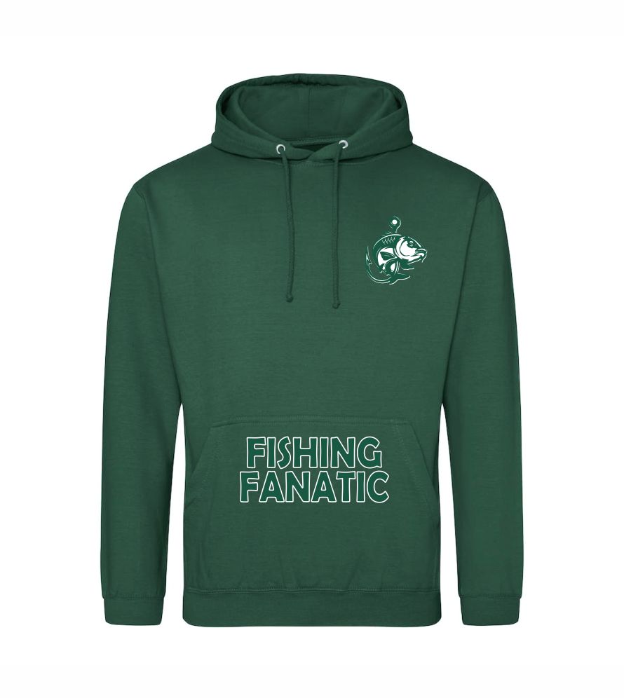Mikina s kapucňou Fishing fanatic