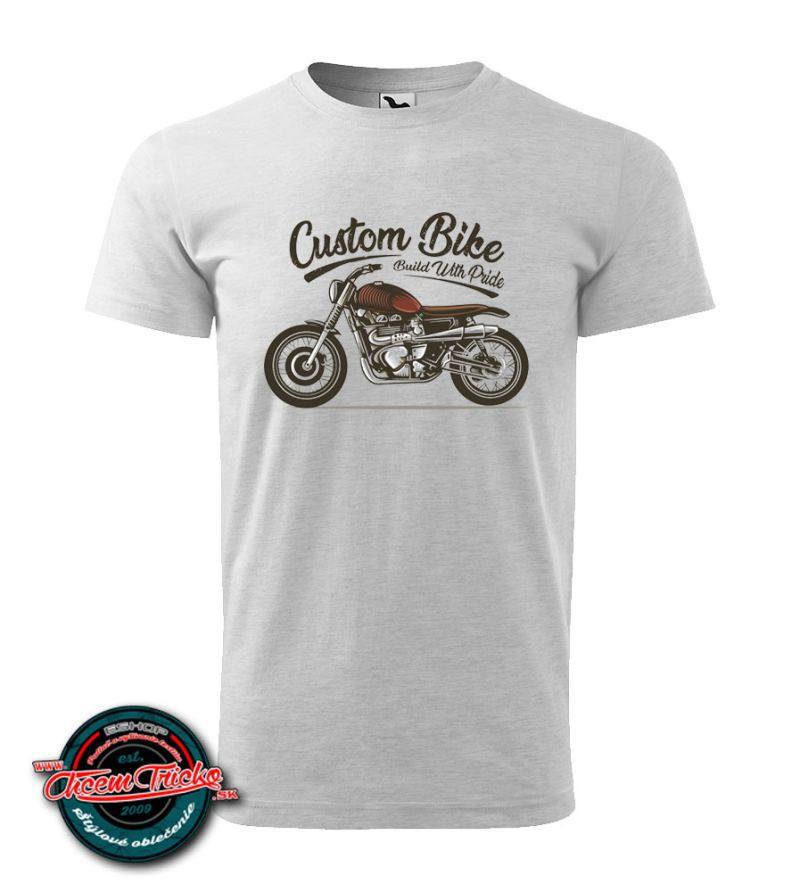 Motorkárske tričko Custom bike