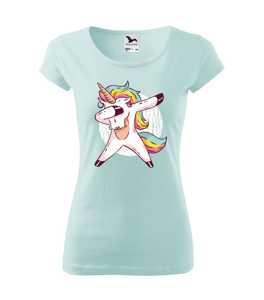Dámske tričko s potlačou Unicorn
