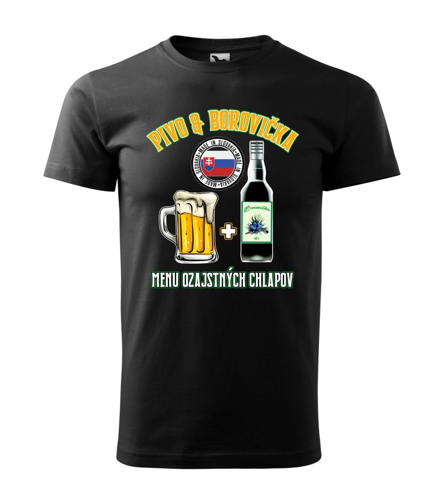 Tričko Pivo & Borovička