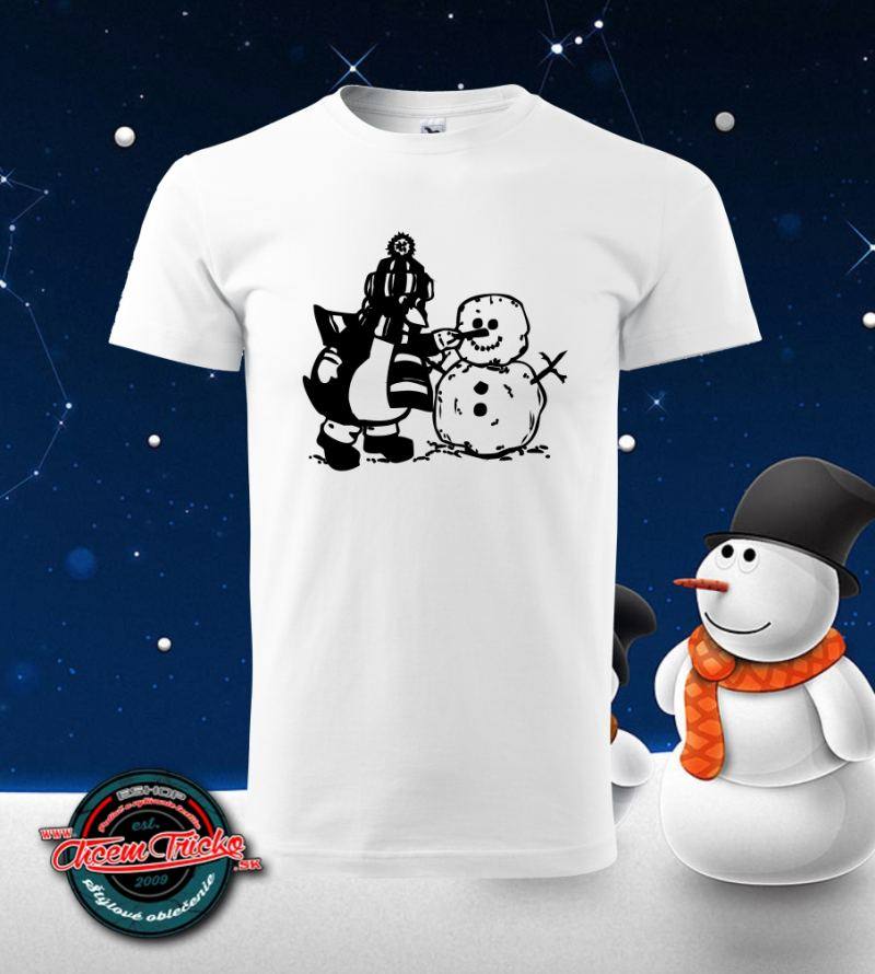 Dámske / pánske vianočné tričko tučniak