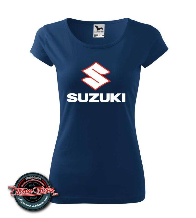 Dámske tričko s potlačou Suzuki