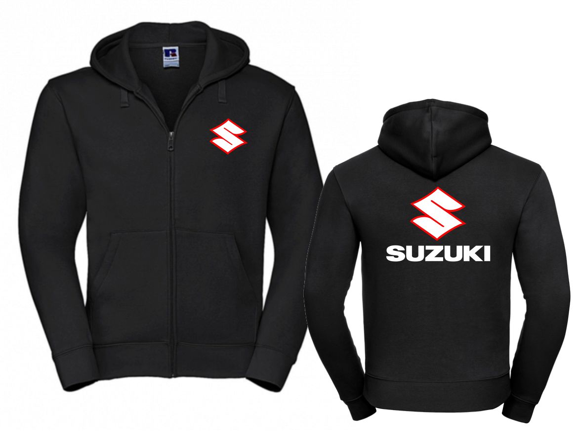 Zipsová mikina s kapucou Suzuki
