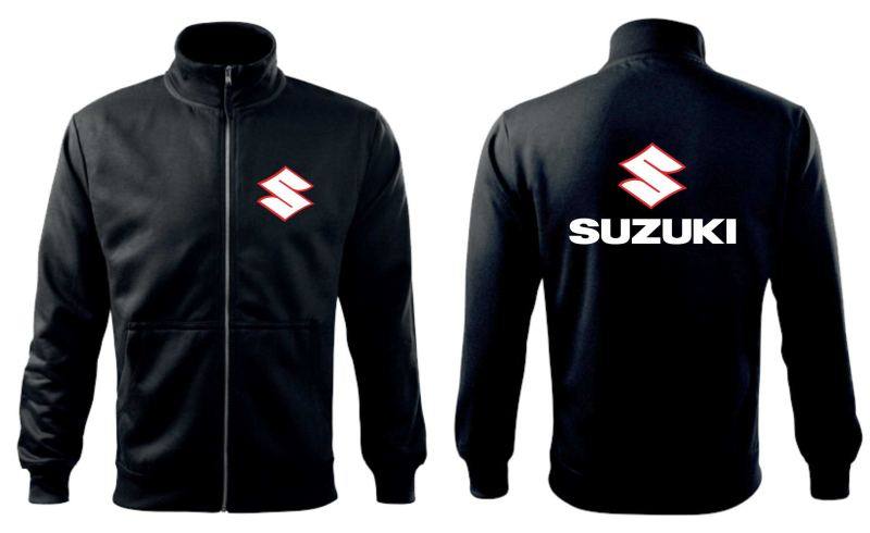 Zipsová mikina s potlačou Suzuki