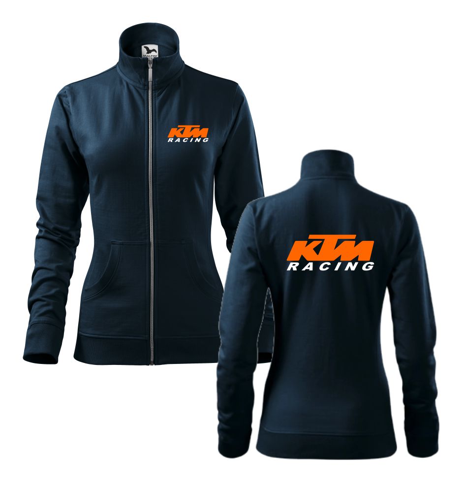 Dámska mikina s potlačou KTM na zips