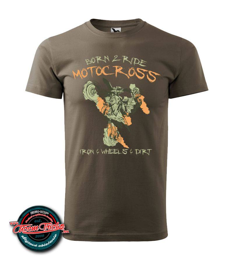 Tričko Motocross Iron&Wheels&Dirt