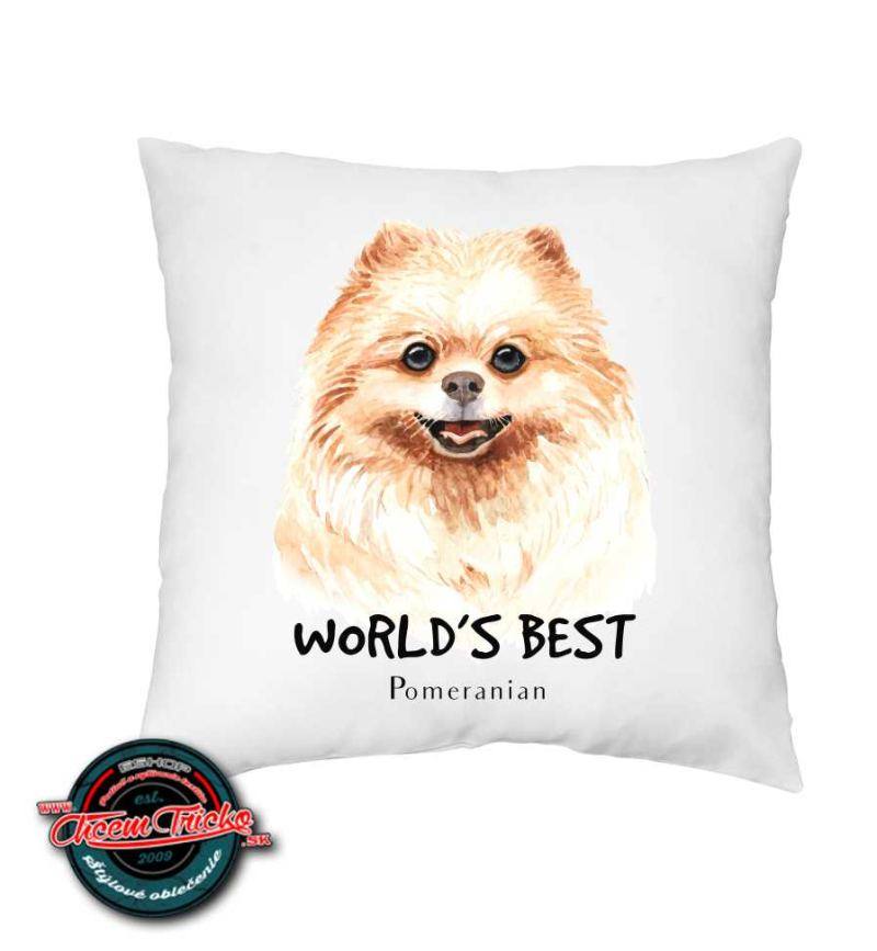 Saténový vankúš Pomeranian