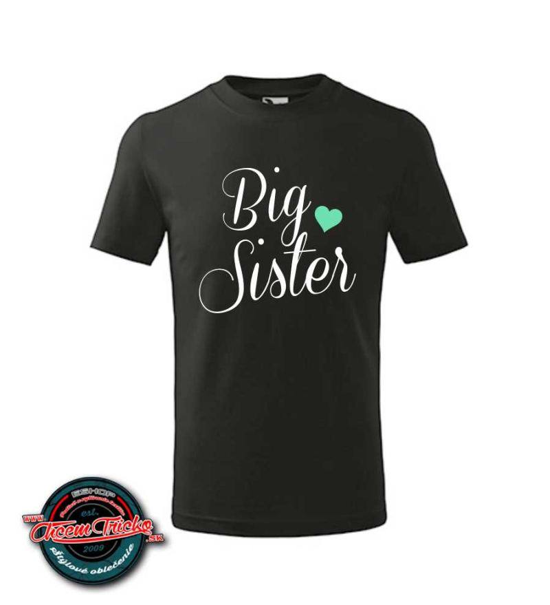Detské tričko Big sister