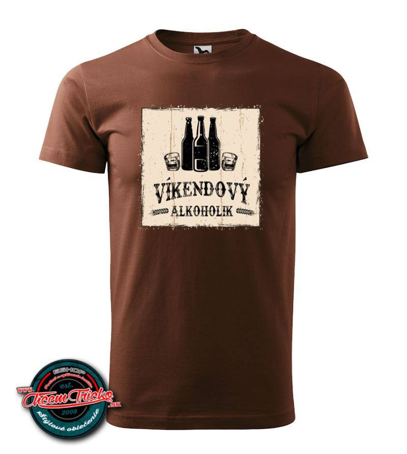 Tričko Víkendový alkoholik